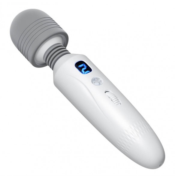 MizzZee - Yuechao Big Head LCD AV Wand (Chargeable - White)